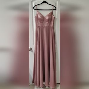 Sorella vita bridesmaid Dress Size 12 extra long rose